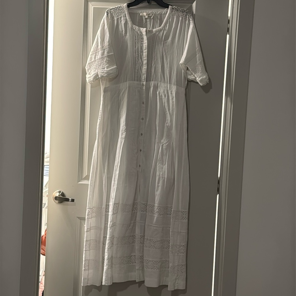 NWOT LoveShackFancy White Maxi Dress